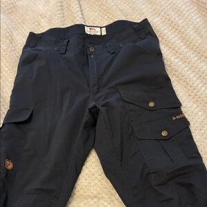 Fjallraven Dark Blue Cargo Pants